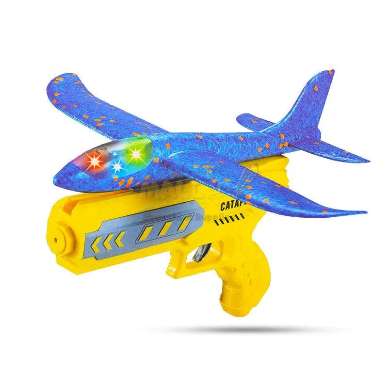 LED Flying Airplane Launcher
